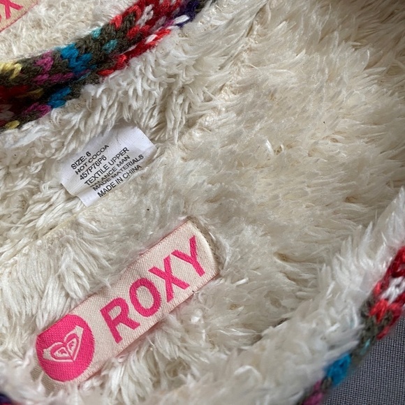 Roxy Women's Hot Cocoa Slipper Size 6 - Picture 2 of 6